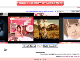 Youtube Slideshow on Google Maps